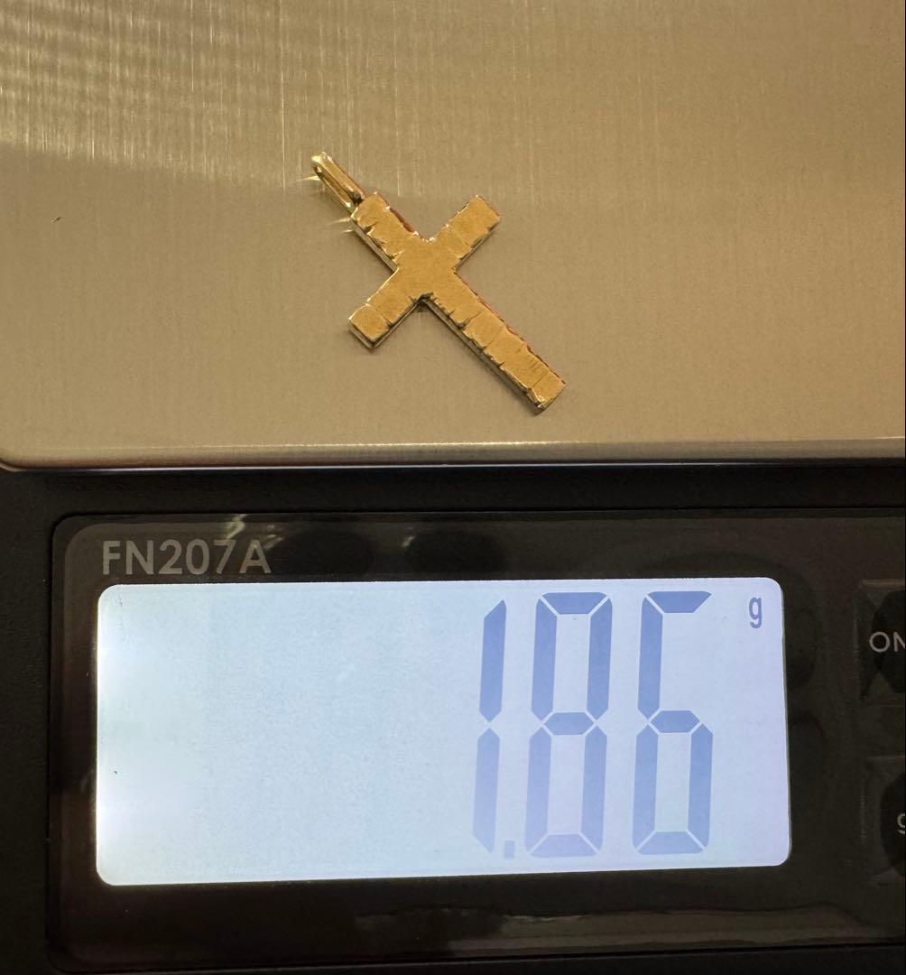 18金 クロスペンダントトップ k18 レディース メンズ ギフト 新品未使用