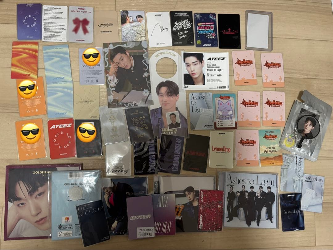 ATEEZ サン　トレカ＆CDセット