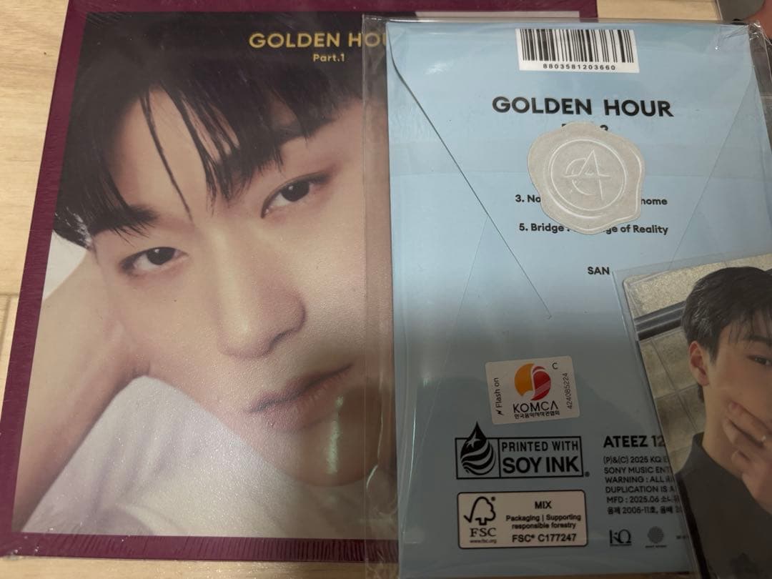 ATEEZ サン　トレカ＆CDセット