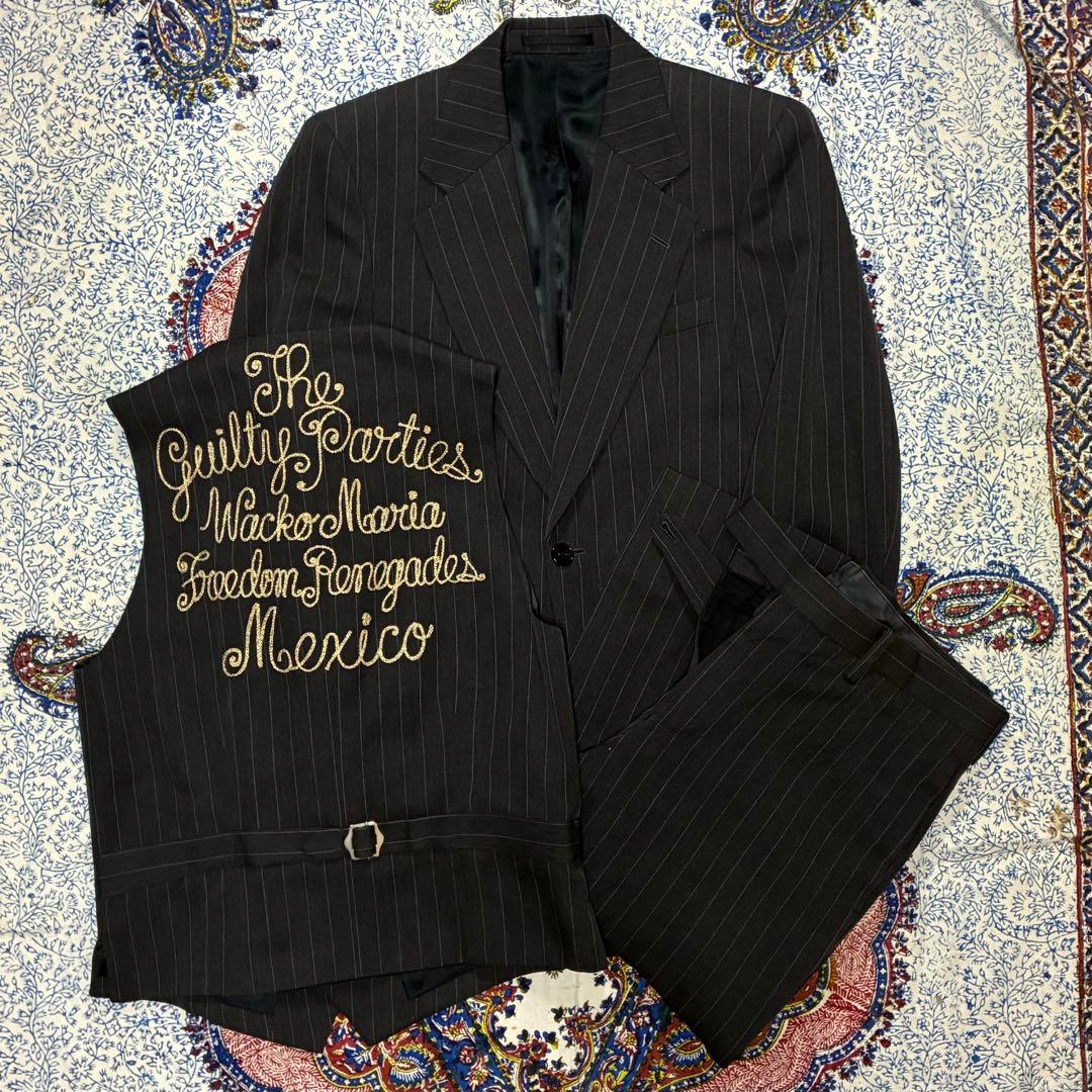 WACKO MARIA 2009AW 3Pストライプスーツ