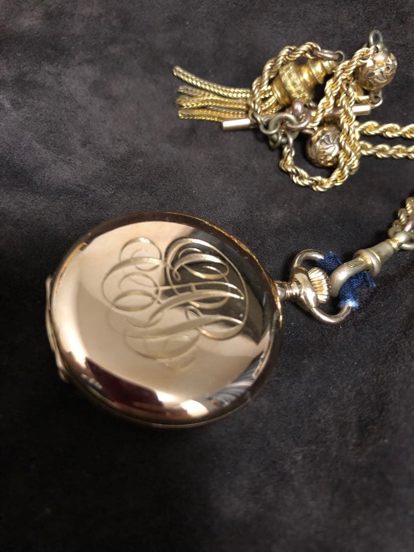 Patek Philippe パテックフィリップ 懐中時計 チェーン付き 18金