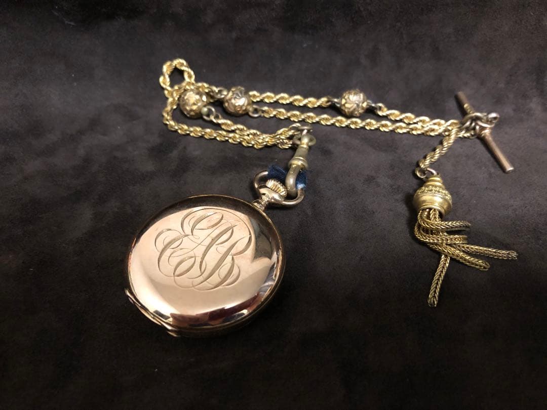 Patek Philippe パテックフィリップ 懐中時計 チェーン付き 18金