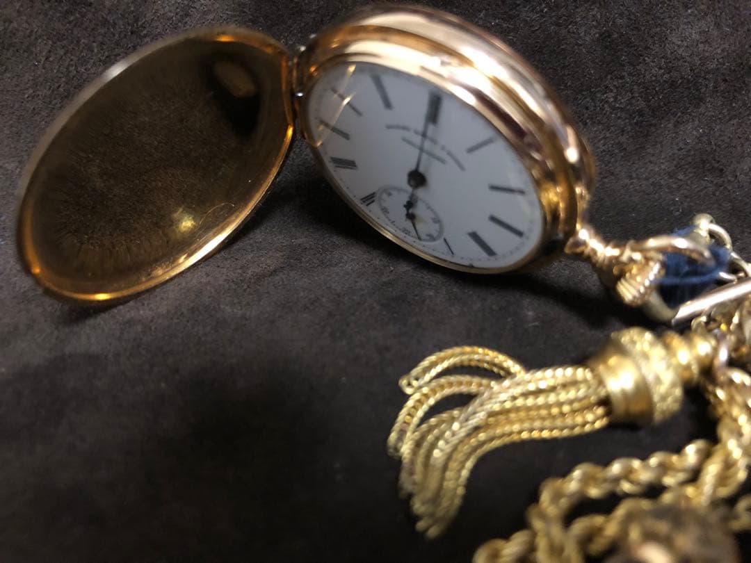 Patek Philippe パテックフィリップ 懐中時計 チェーン付き 18金