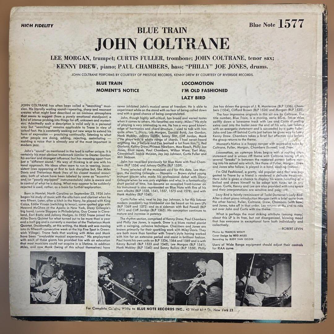 ジョンコルトレーン 名盤 レコード ブルートレイン USモノ盤