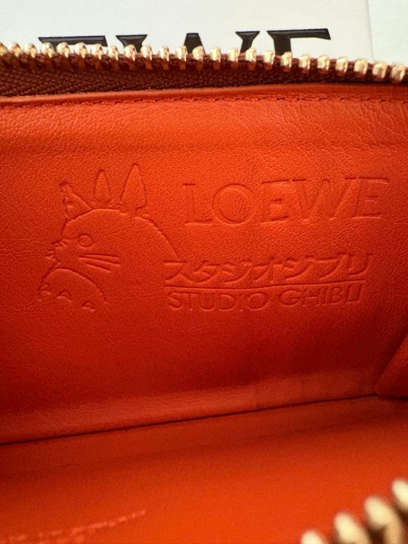 ロエベ　ハウルの動く城　カルシファー　財布　カードケース