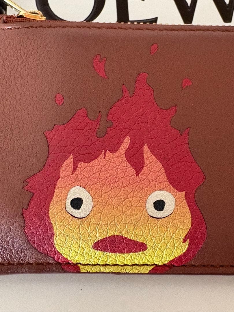 ロエベ　ハウルの動く城　カルシファー　財布　カードケース