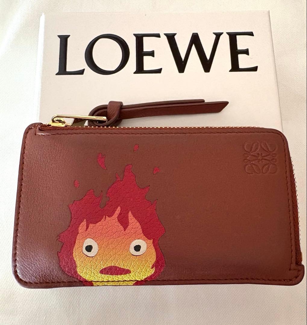 ロエベ　ハウルの動く城　カルシファー　財布　カードケース