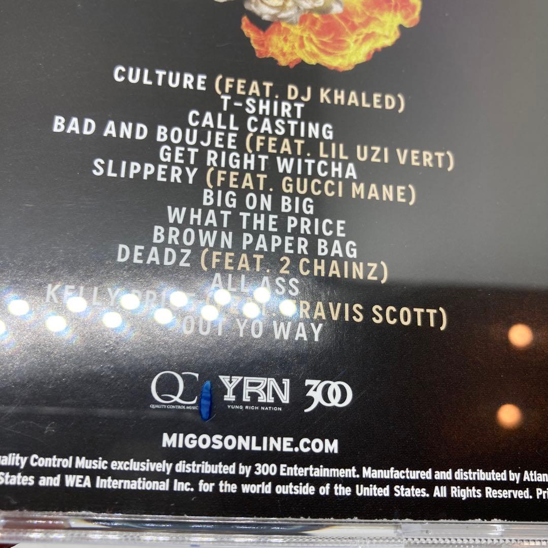 希少　Culture Migos 輸入盤　ミーゴス