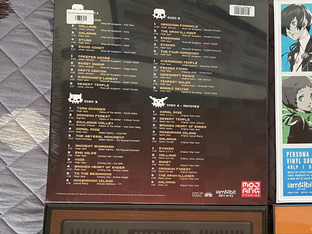 Minecraft dungeons LOWER LEVELS サントラ　LP