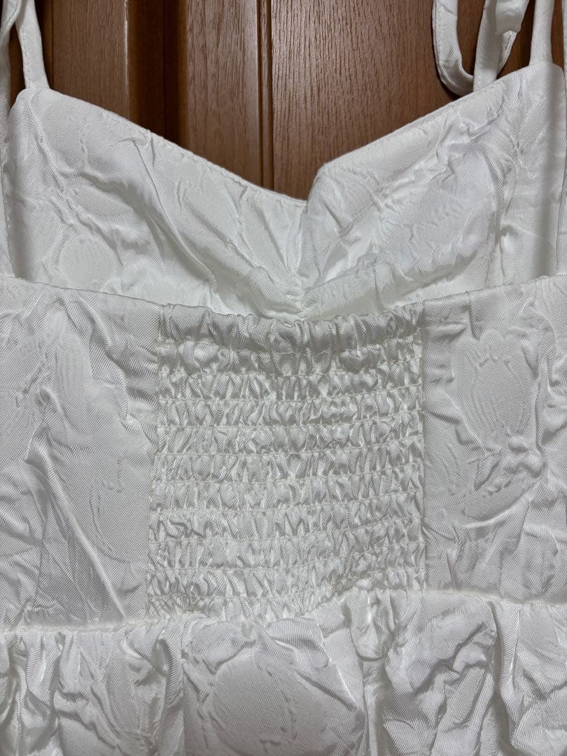 poppy あさぎーにょさん　ホワイトキャミチュニック　タグなし未使用