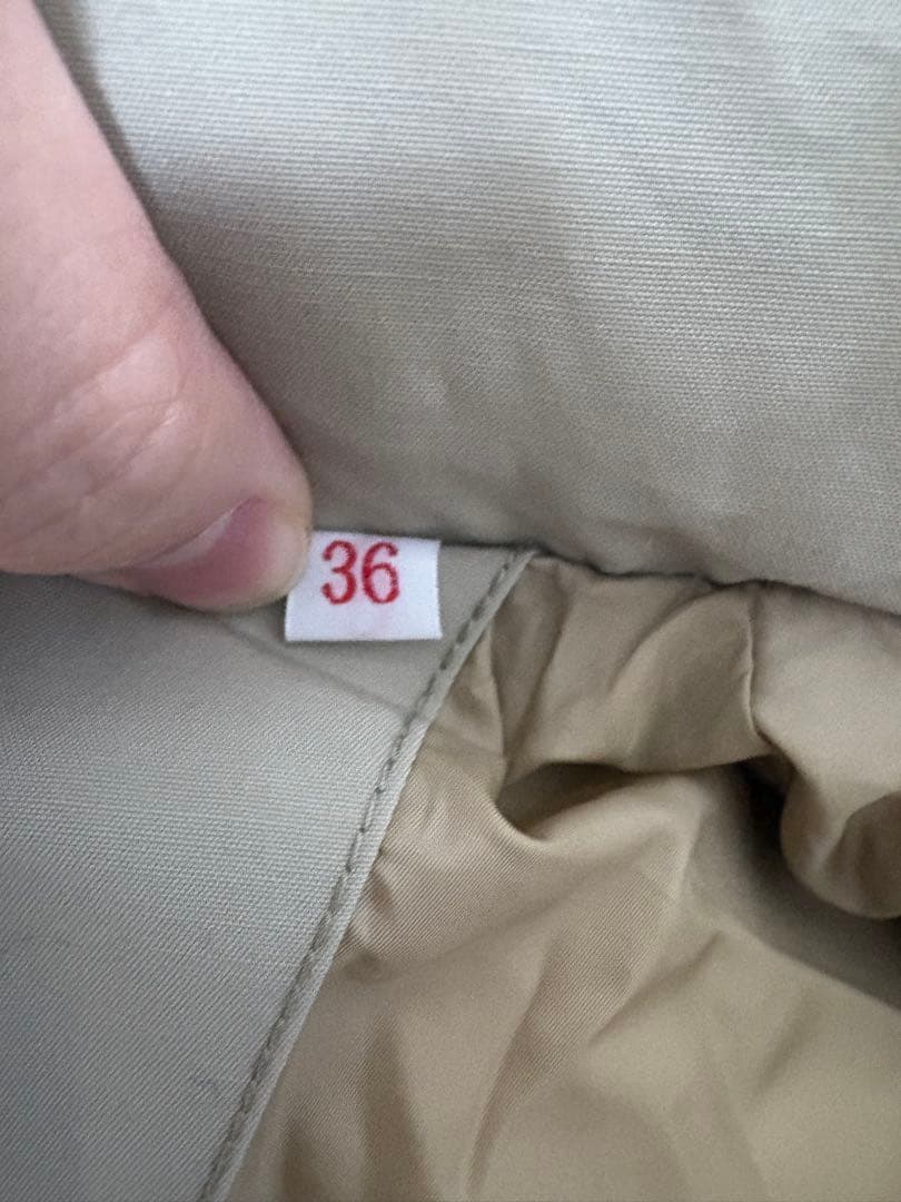 DANTON ダントン　ダウンベスト　ベージュ　サイズ36 ユニセックス