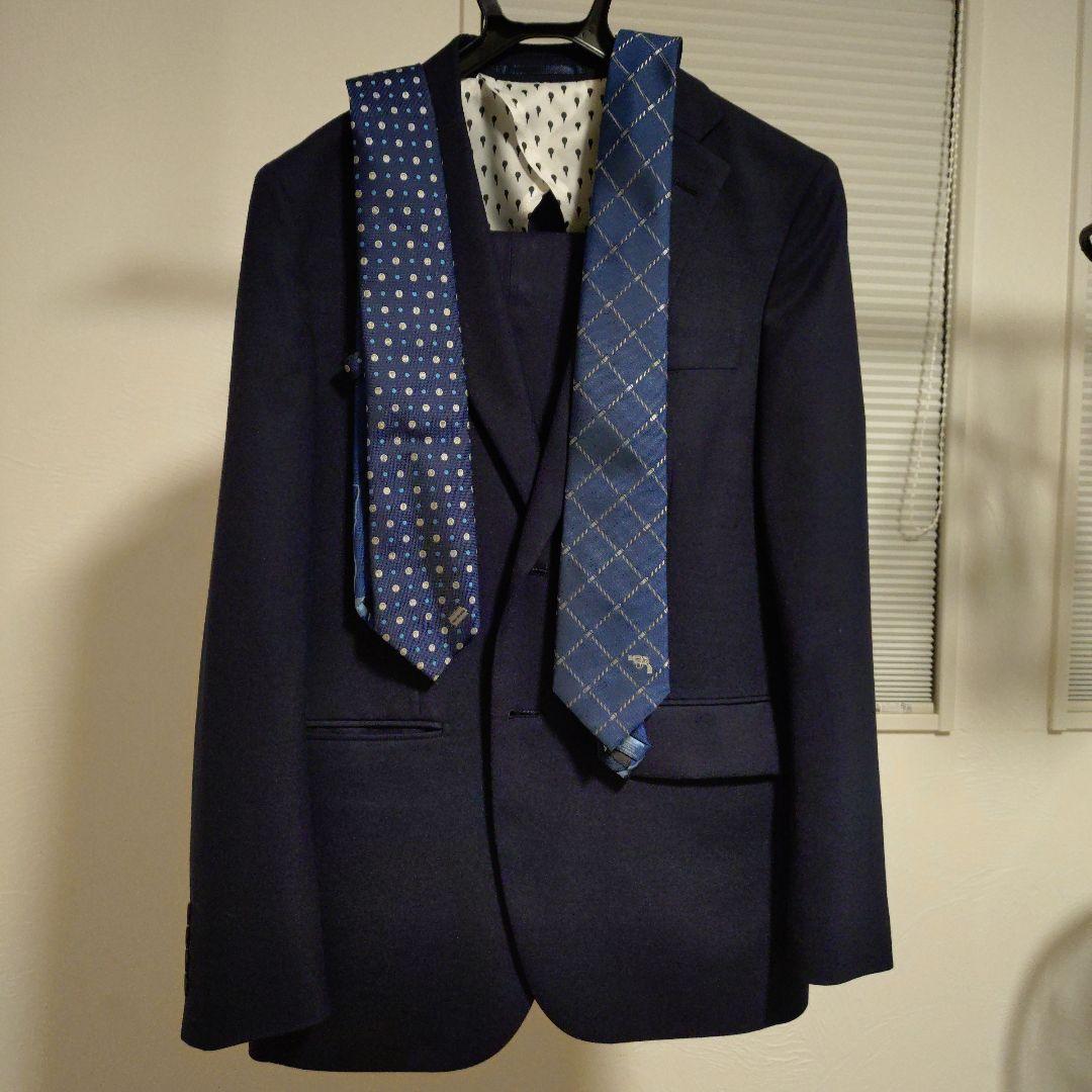 ジョジョの奇妙な冒険　ブチャラティ　スーツ　セットアップ　ネクタイ２本付き