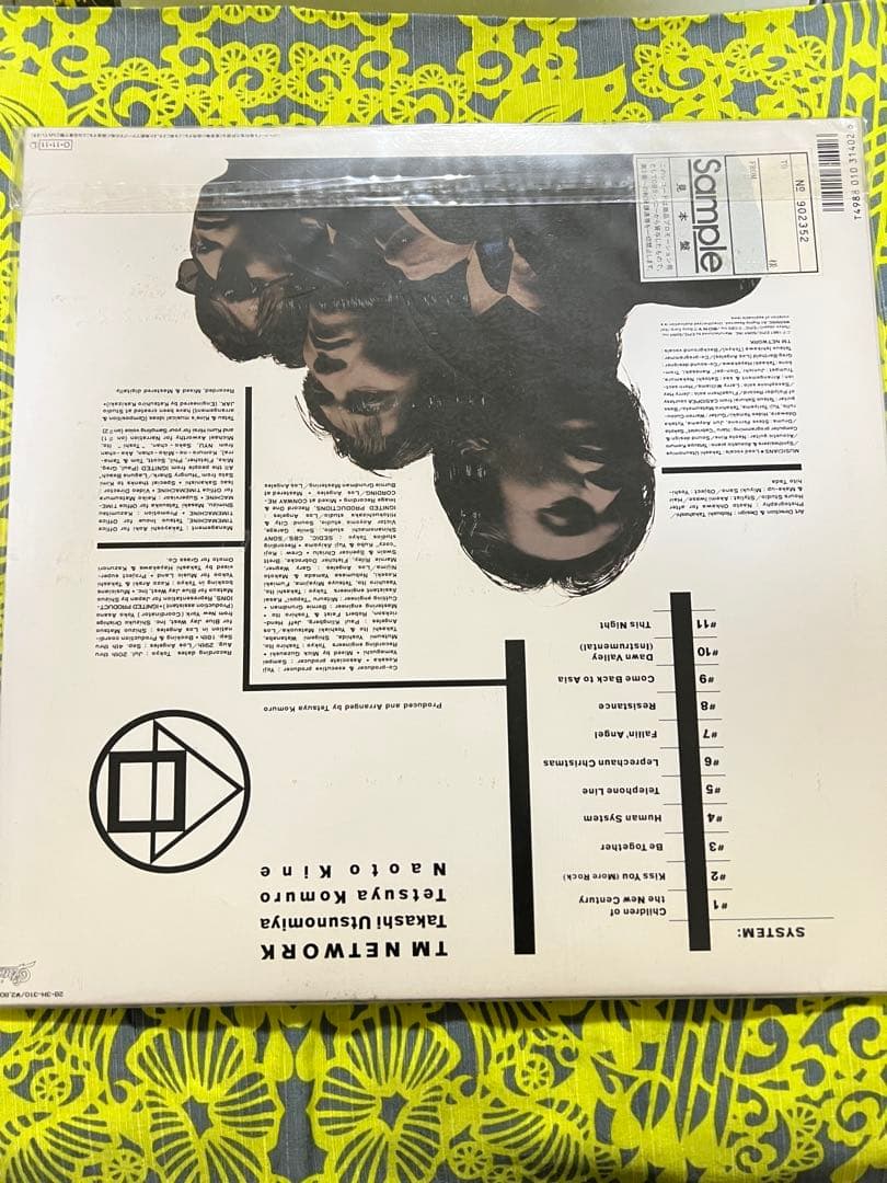 超レア　TMNETWORK humansystem 見本盤　レコード　LP
