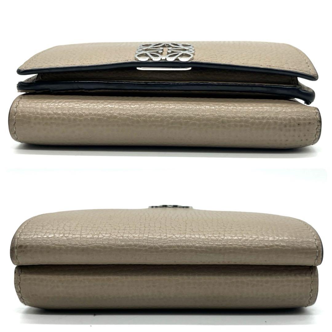 ロエベ アナグラム トライフォールド コンパクトウォレット 三つ折り財布