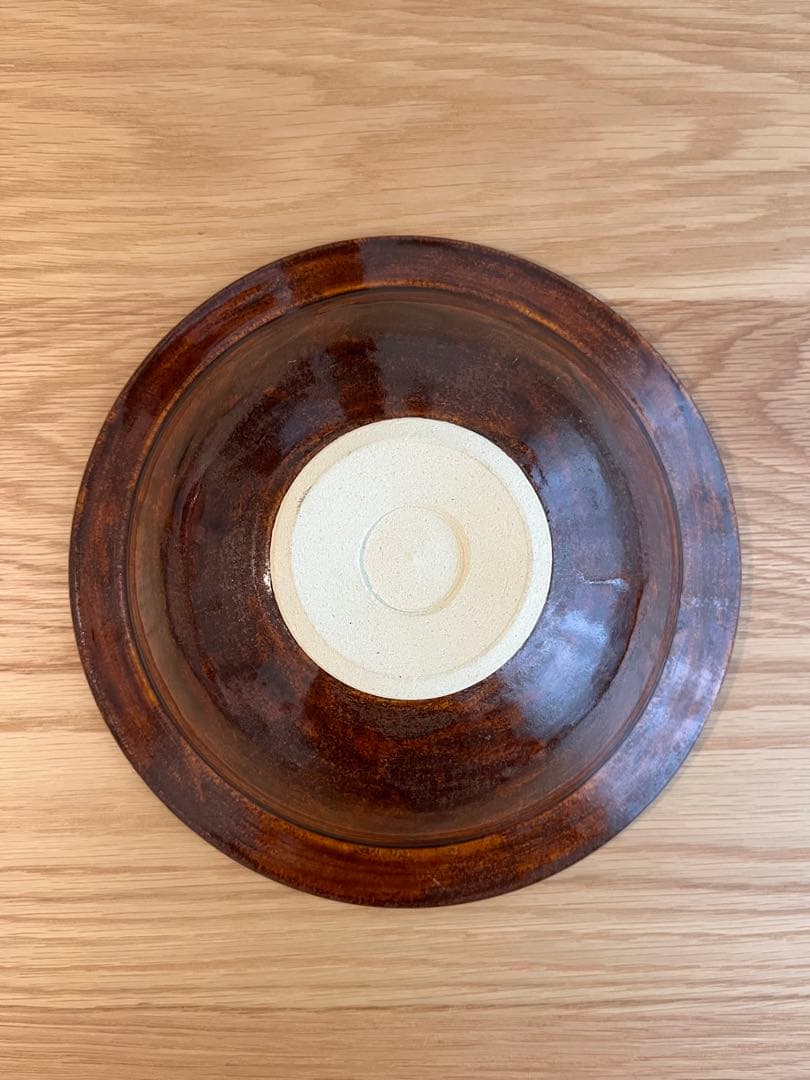 伊藤聡信　青い花柄の陶器ボウル