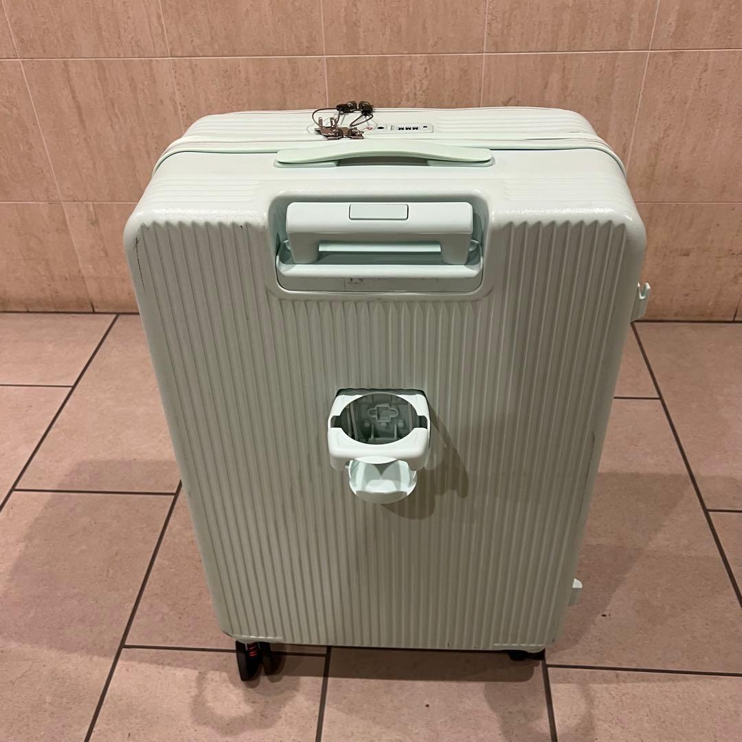 【極美品】L 80L キャリーケース スーツケース 前開き カップホルダー付