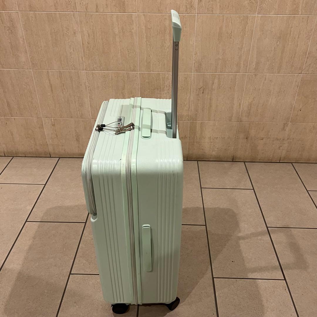 【極美品】L 80L キャリーケース スーツケース 前開き カップホルダー付