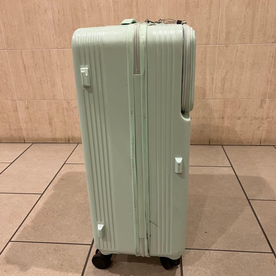 【極美品】L 80L キャリーケース スーツケース 前開き カップホルダー付