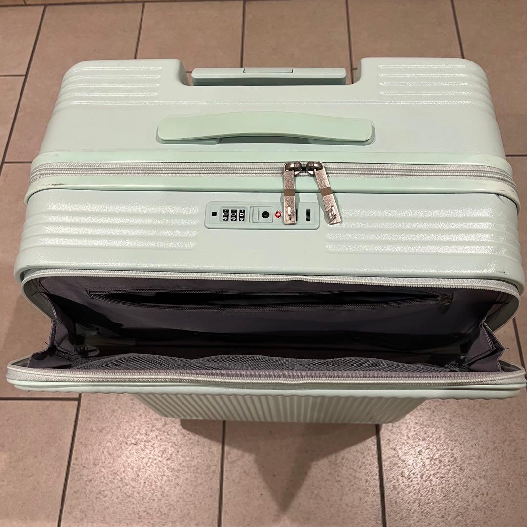 【極美品】L 80L キャリーケース スーツケース 前開き カップホルダー付