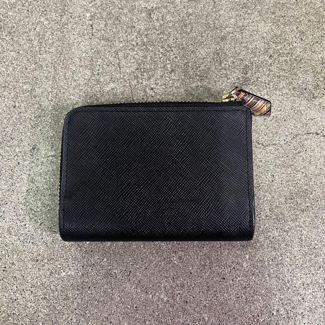 Paul Smith 小銭入れ付き 4連キーケース ケース ブラック