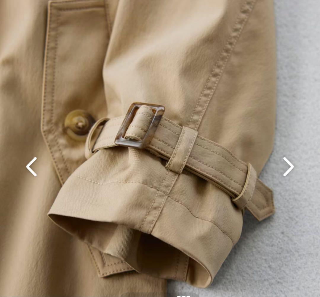 【新品未使用】「こんなの欲しいを、詰め込んで」着こなしきまるトレンチコート S