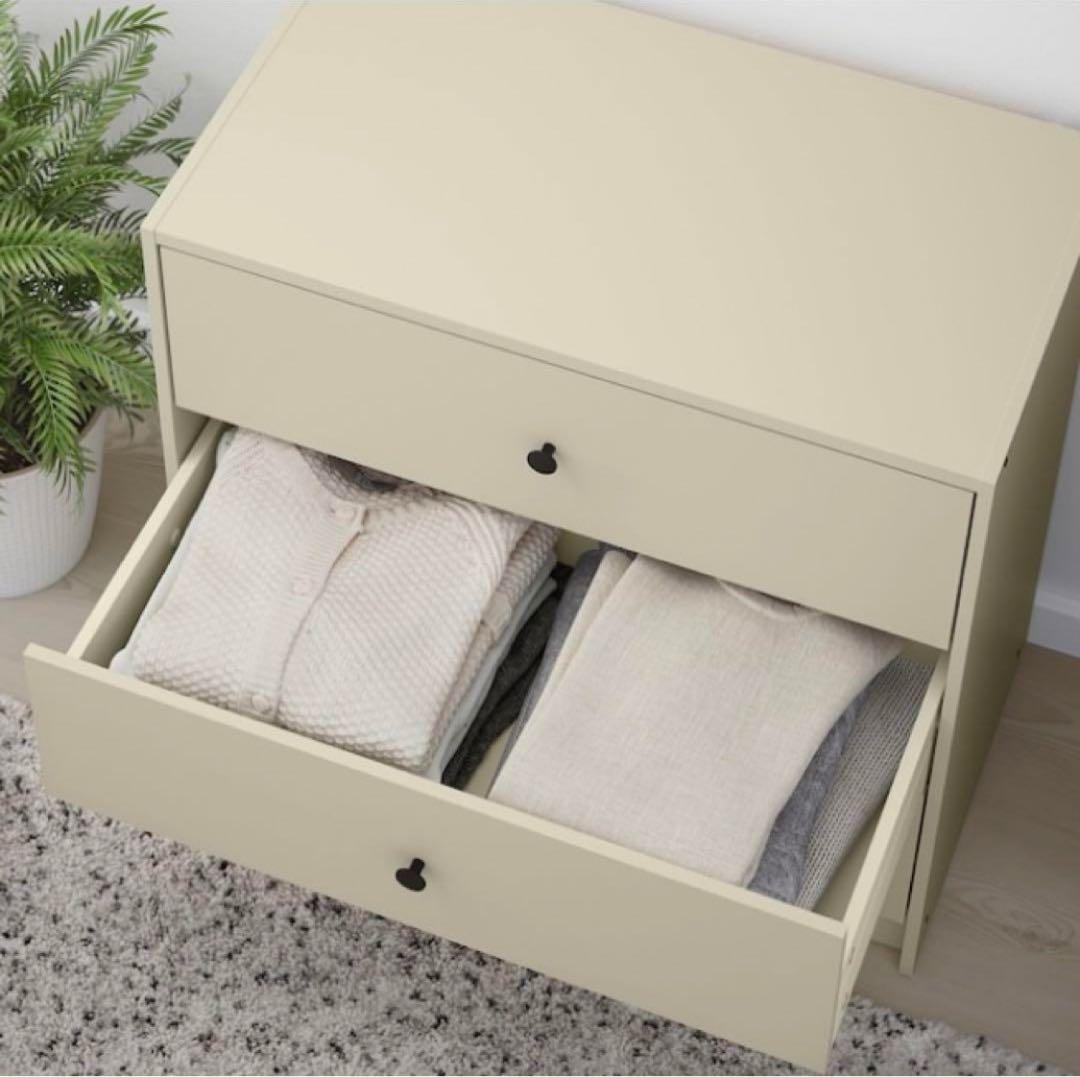 【組立済＆送料込】ライトベージュ　GURSKEN グールスケン　チェスト イケア