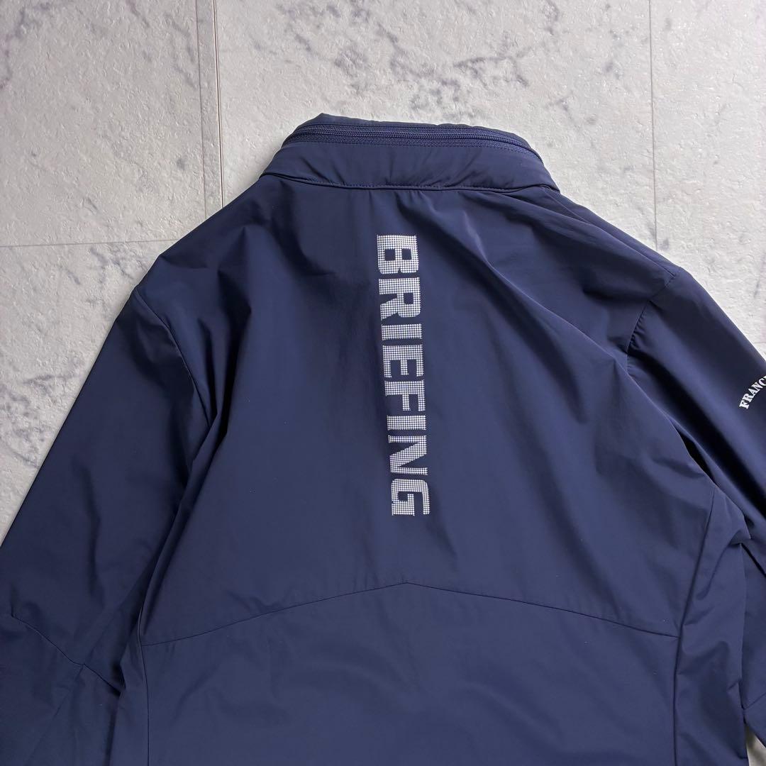 完売 タグ付き ブリーフィング フランクミュラー ウィンドブルゾン ネイビー M