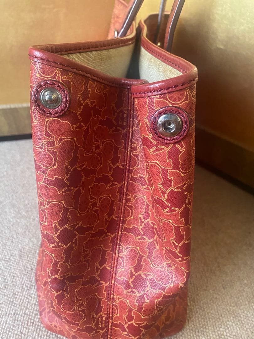 【正規品】セリーヌ マルシェトートバッグ マザーズバッグ調 節