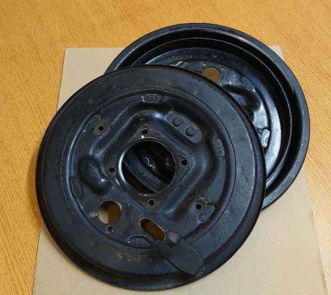 ジムニー　JA11 リアブレーキバックプレート　R・L 　加工済