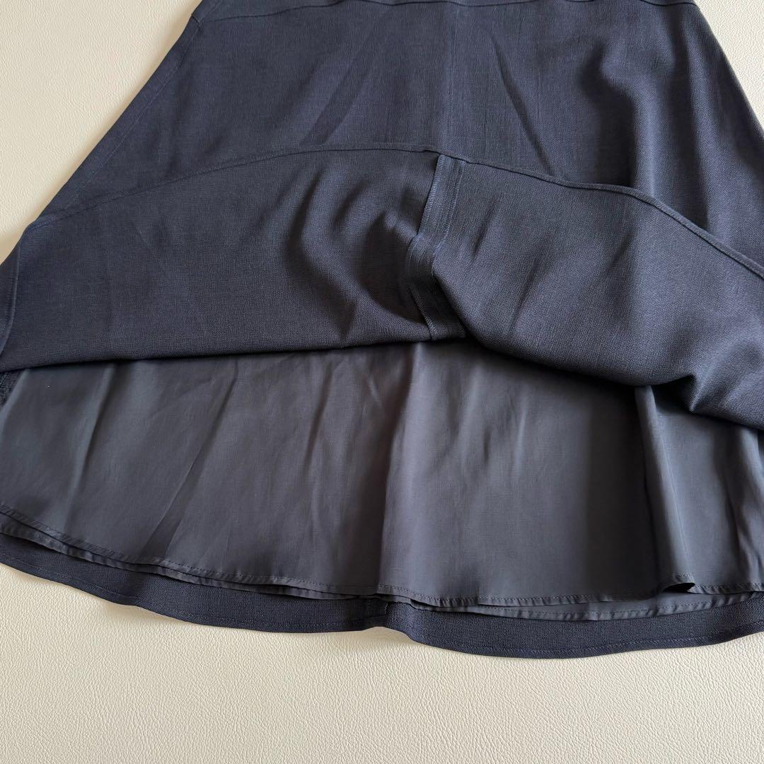 新品　エポカ　夏用　スーツ　ジョーゼット　ネイビー　38 ジャケット