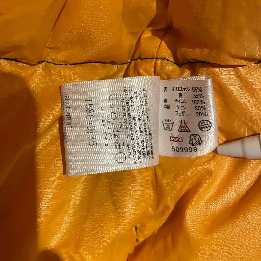 80s THE NORTH FACE 茶タグ ダウンベスト ブルー L USA製