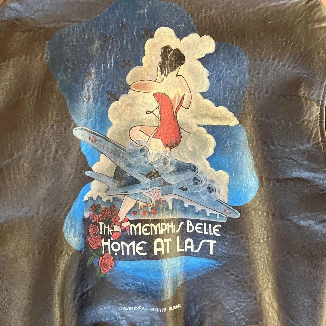 AVIREX アヴィレックス A-2 レザーフライトジャケット　メンフィスベル