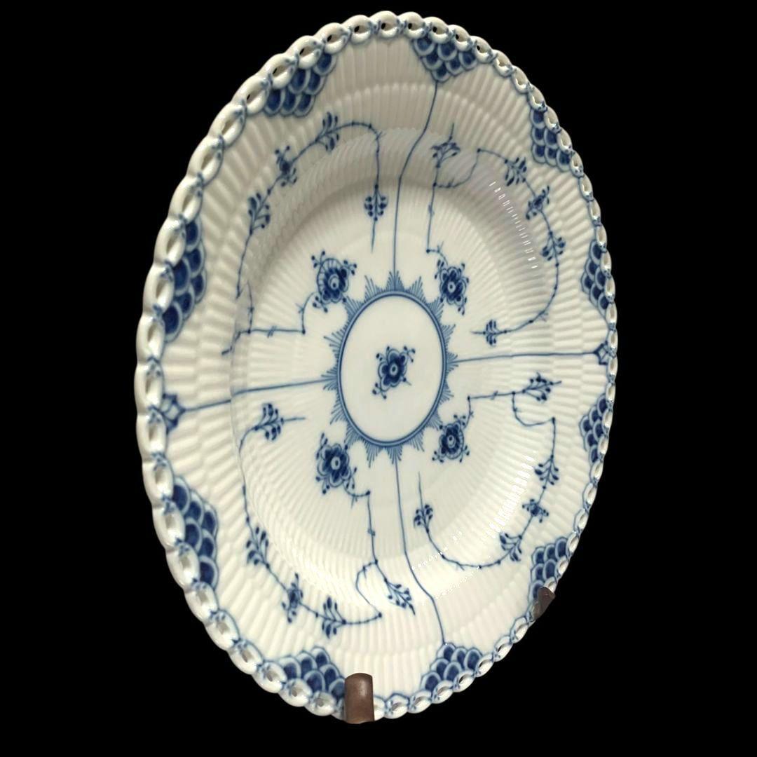 ロイヤルコペンハーゲン ブルーフルーテッド フルレース プレート 5枚セット