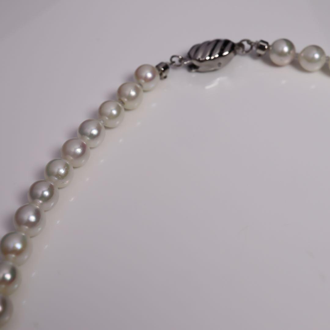 あこや真珠 ネックレス あこやパール ネックレス 一連パールネックレス ホワイト