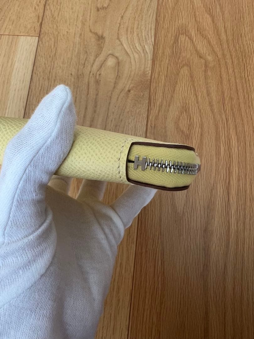 新品未使用　HERMES エルメス　アザップ　シルクイン　ロング　イエロー