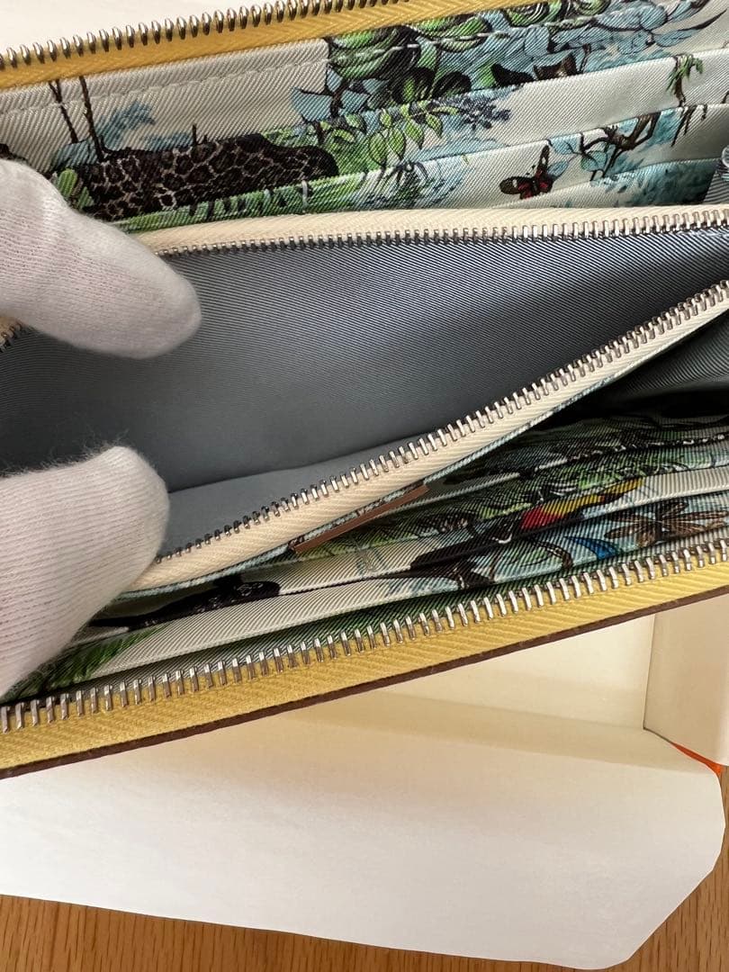 新品未使用　HERMES エルメス　アザップ　シルクイン　ロング　イエロー