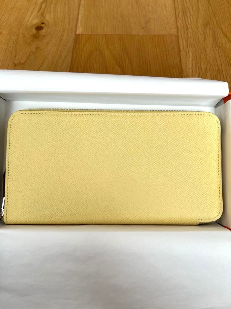 新品未使用　HERMES エルメス　アザップ　シルクイン　ロング　イエロー