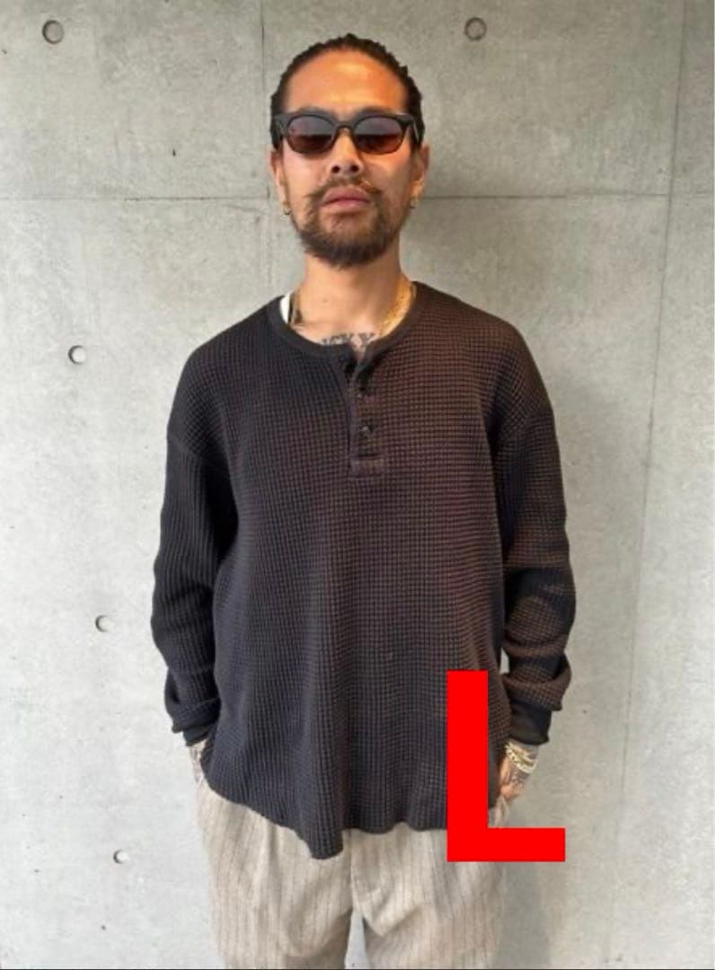 最終値下げ‼️exodus ヘビーウェイトヘンリーネック　ブラック　Lサイズ