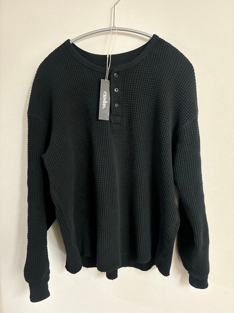 最終値下げ‼️exodus ヘビーウェイトヘンリーネック　ブラック　Lサイズ