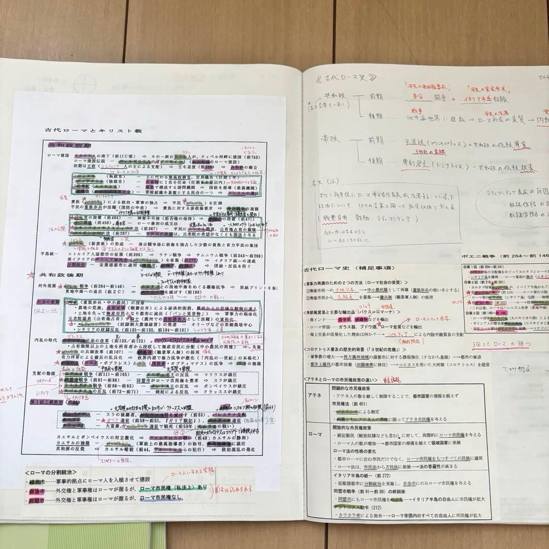 河合塾 早慶大世界史 沼田ノート　通史　文化史 沼田英之先生