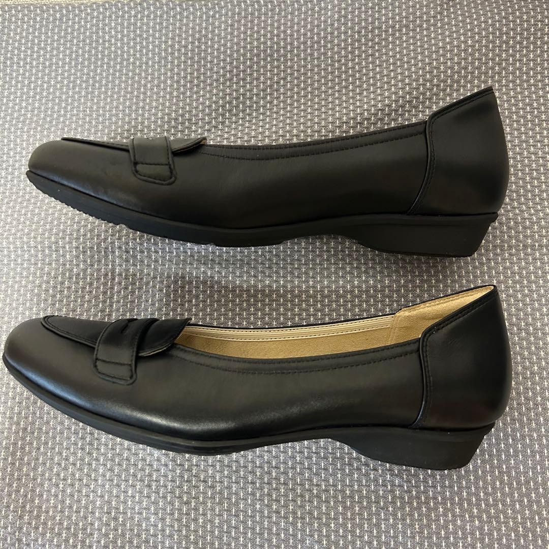 【新品】アシックスウォーキング ぺダラ パンプス 24cm ブラック 黒