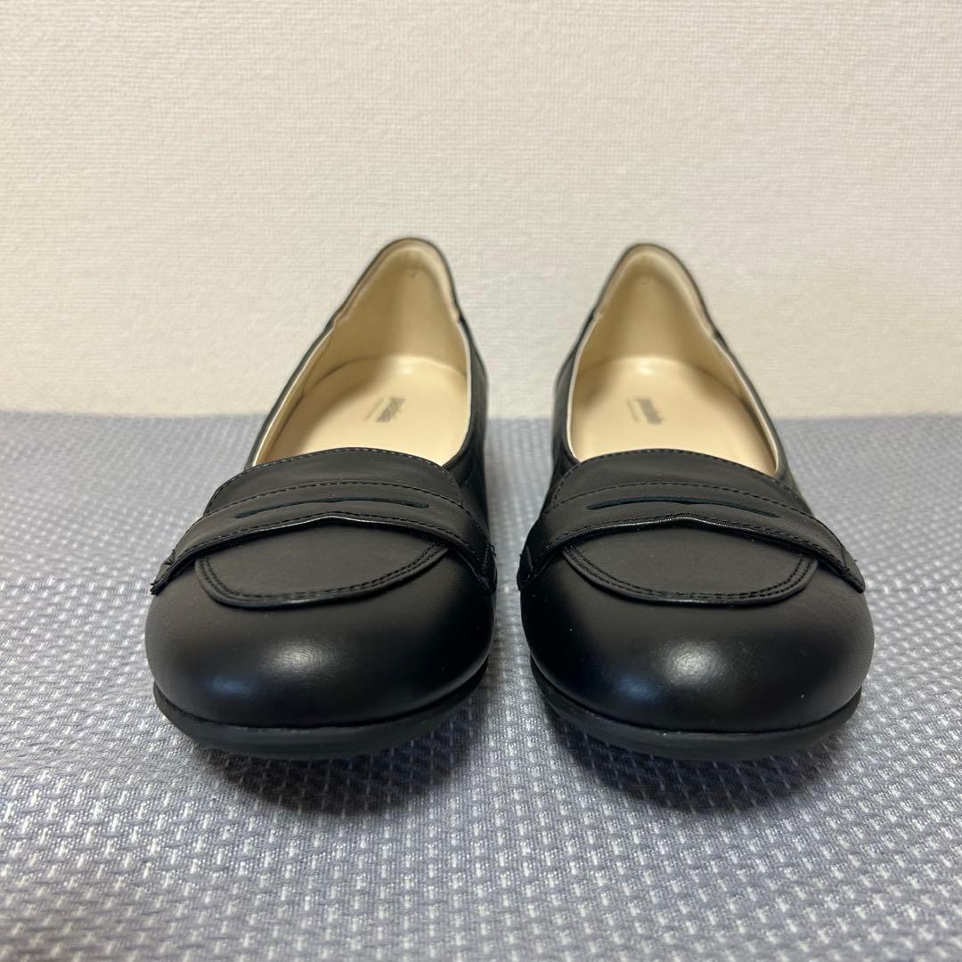 【新品】アシックスウォーキング ぺダラ パンプス 24cm ブラック 黒