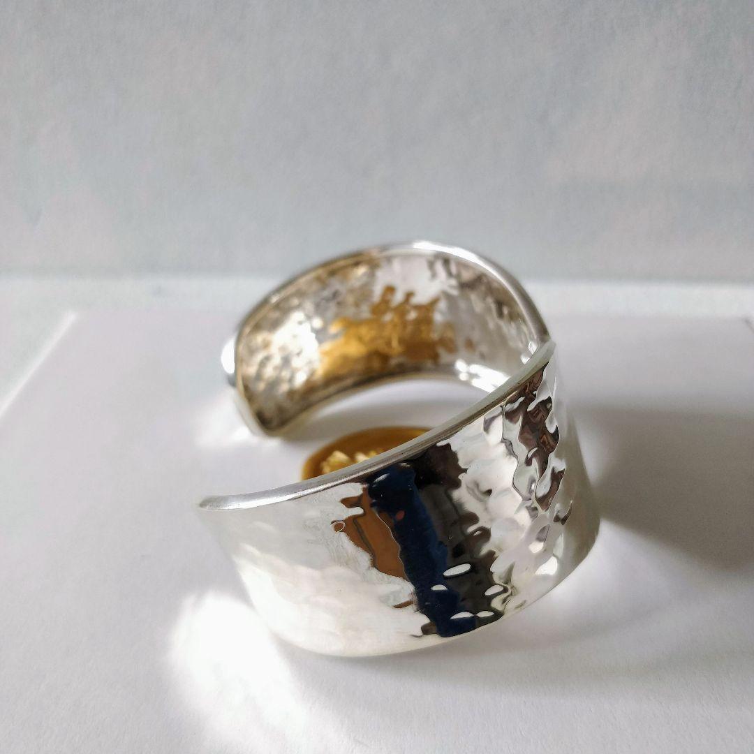 メキシカンジュエリー Hammered Cuff Bracelet