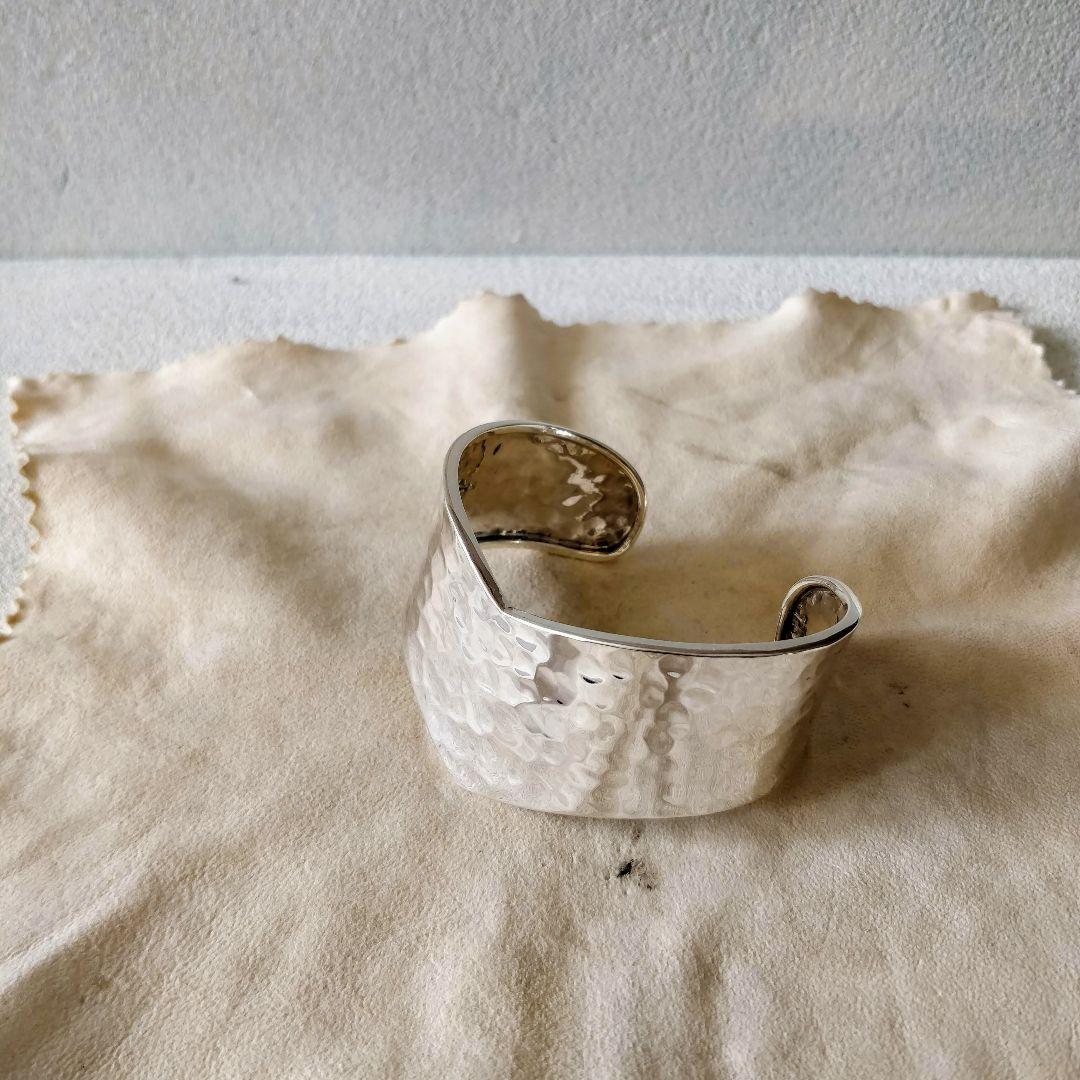 メキシカンジュエリー Hammered Cuff Bracelet