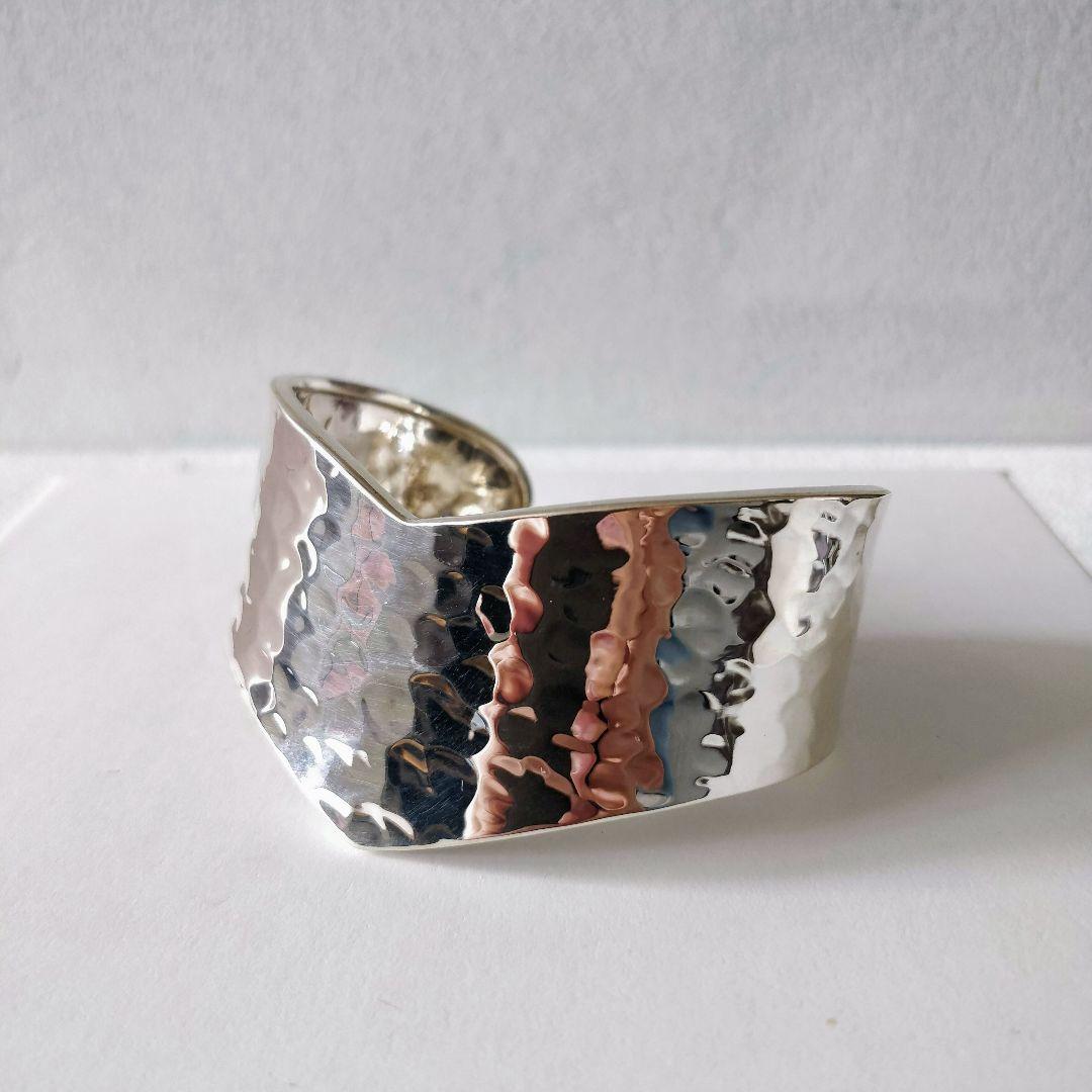 メキシカンジュエリー Hammered Cuff Bracelet
