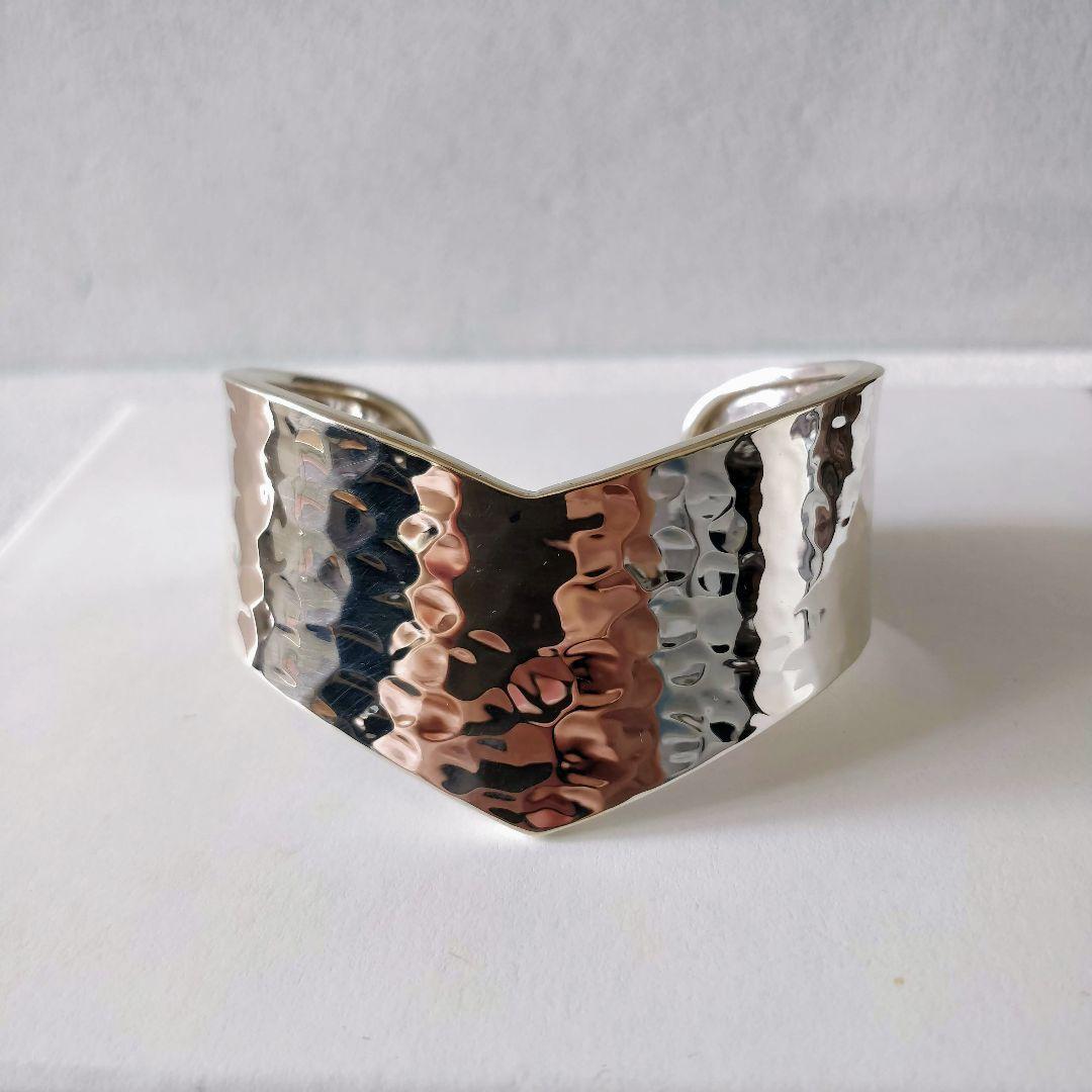 メキシカンジュエリー Hammered Cuff Bracelet
