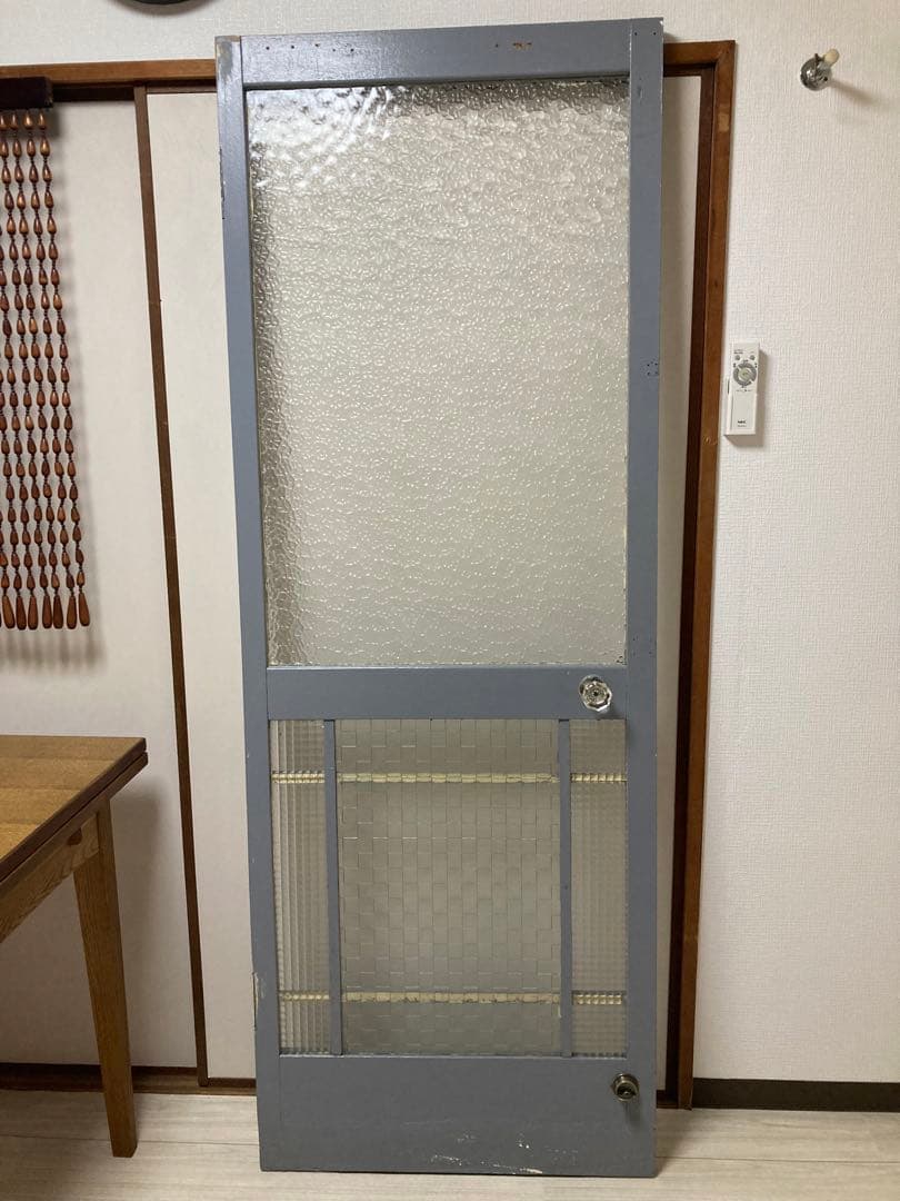 大阪引取限定　建具　レトロ建具　昭和建具　ビンテージ建具　昭和ガラス　店舗計器