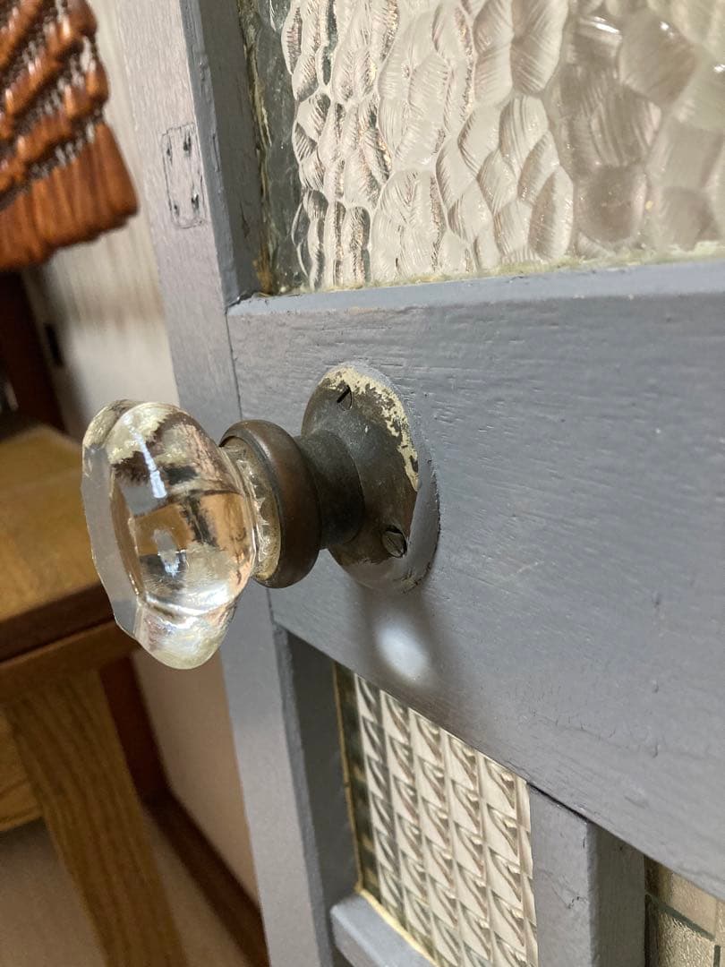 大阪引取限定　建具　レトロ建具　昭和建具　ビンテージ建具　昭和ガラス　店舗計器