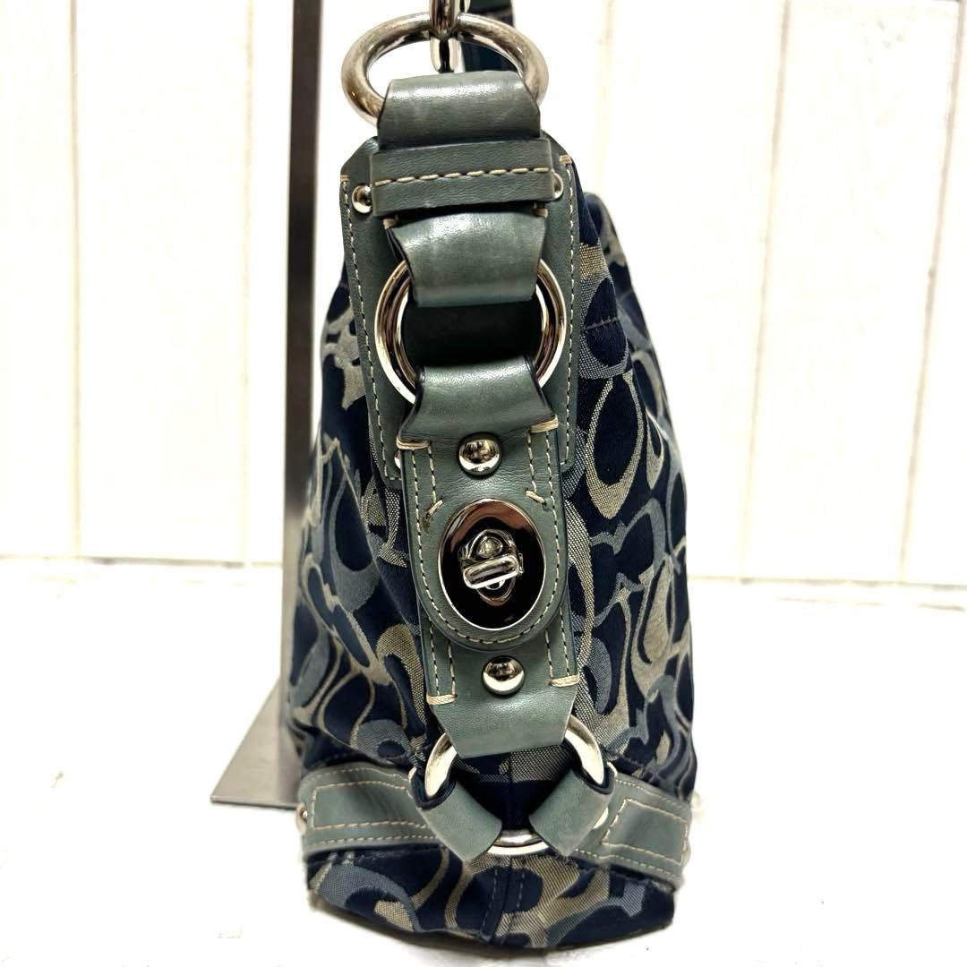 希少 COACH コーチ トートバッグ オプティック シグネチャー F13980