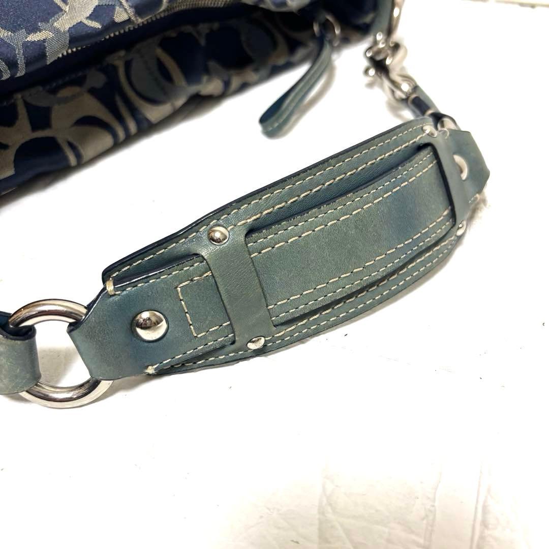 希少 COACH コーチ トートバッグ オプティック シグネチャー F13980